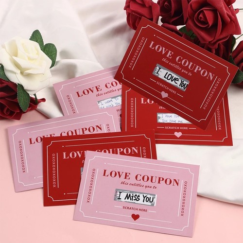 Scratch off love coupons - coupons, cards