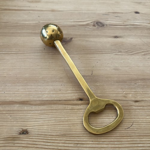 Vintage brass golf - golf, bottle