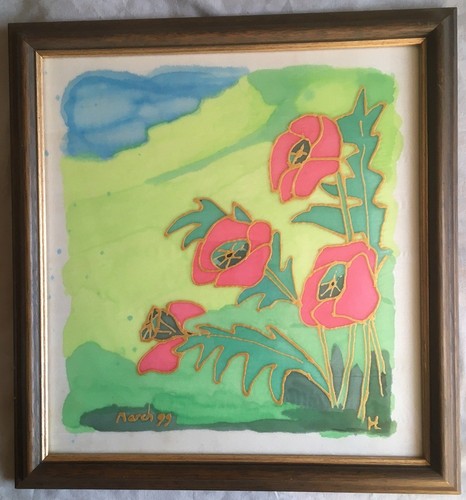 Original painting silk - painting,