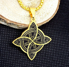 Golden Steel Witches Knot