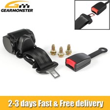 3 Point Shoulder Seat Belt Front For Ford Universal Retractable Adjustable UK