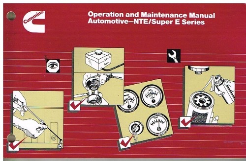 Cummins nte super e series - super,