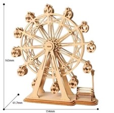 Ferris Wheel Robotime 3D Rolife Wooden Puzzle TG401 Classical Christmas Gift 
