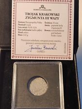 Silver Coin Trojak / 3 Grosze - Sigismund III Vasa 1618-1624 	Polish–Lithuanian