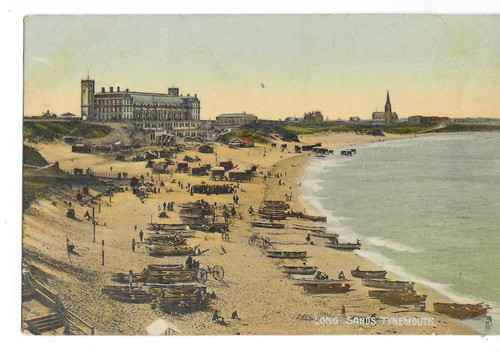 Postcard tynemouth view - postcard,