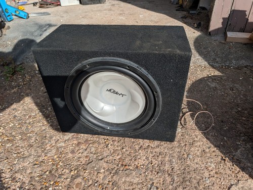Mutant car subwoofer - in, and
