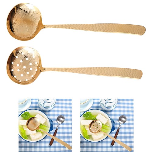 Hammered copper spoon for - hammered,
