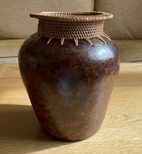 Leather look pottery - leather-look,