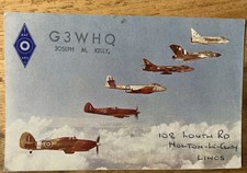 3 Radio QSL Cards 1971.  - G3WHQ     G3YZI      G3RSD