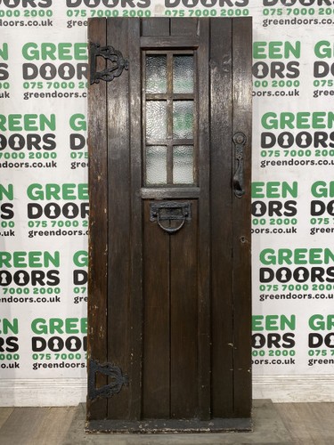 Solid oak front door 1930s - solid,