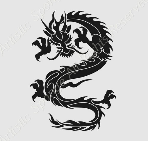 Chinese japanese dragon - japanese,