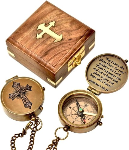 Brass directional engraved - brass,