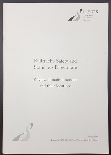 Railtrack safety standards - railtrack,