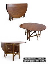 Midcentury Retro 1960s Teak Drop Leaf Dining Table By Jentique  - We Deliver