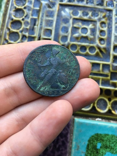 1733 george copper half - george,