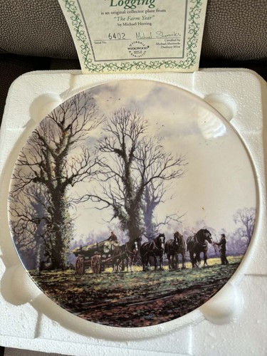 Danbury mint collector plates - mint,