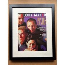 PIXIES 1988 MELODY MAKER COVER (FRAMED) POSTER SIZED original MM cover from 1988
