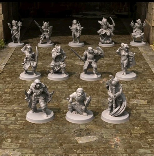 Rpg miniatures bundle - 12,