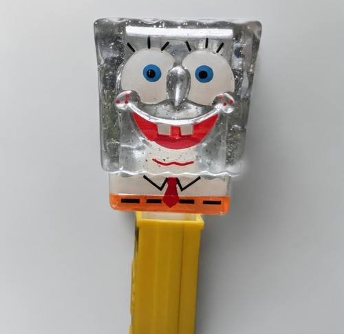 2014 spongebob pez clear - spongebob,