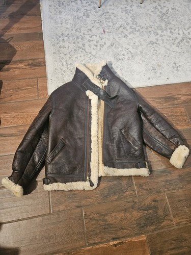 Avirex sheepskin leather - b3,