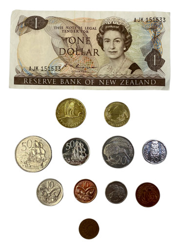 New zealand dollar - zealand, coin