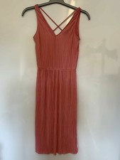 H&M Pink Pleated Dress With
