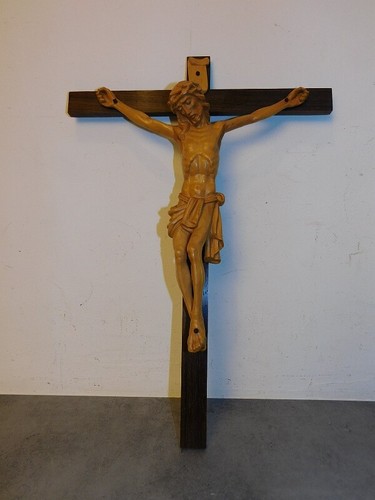 Large wooden crucifix - large,