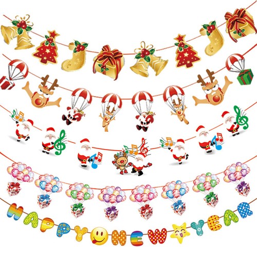 Merry christmas banner bunting - banner,