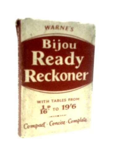 Warne bijou ready - warne's, reckoner