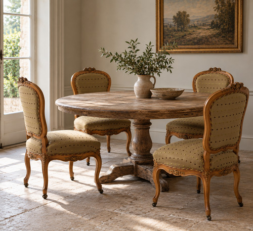 Set victorian walnut - of, 4