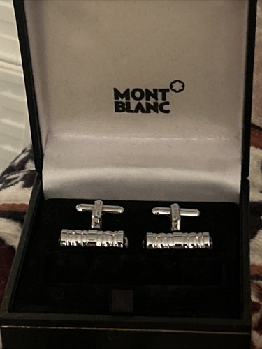 Mont blanc cufflinks boxed - cufflinks,
