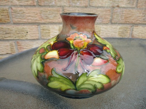 Moorcroft flambe columbine - moorcroft,