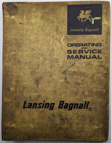 Lansing bagnall operating - bagnall, &