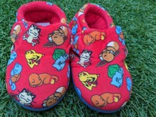 Clarks Pokémon Children’s Slippers Baby Toddler Size 4F HARDLY WORN