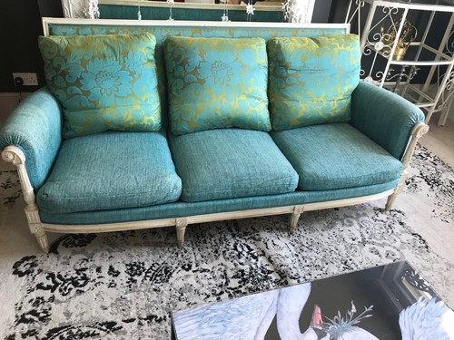 Antique sofa with designers - sofa,