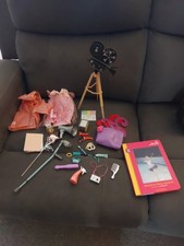 Our Generation Accessories bundle includes, salon, film set, clothes