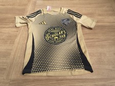 2024/2025 Scarborough Athletic Away Football Shirt Age 9-10 Yrs Gold/Black Kids