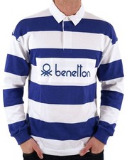 Benetton Striped Rugby Shirt