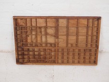 Antique Wooden Printers Drawer