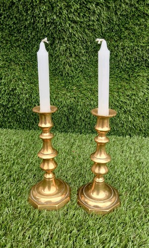 Antique pair brass - of,