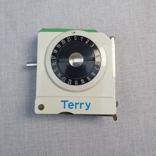 Terry Lawn Bowls Vintage Tape Measure White Made in France