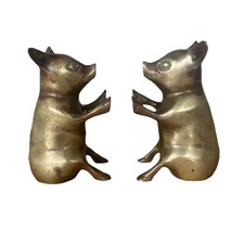 Vintage Brass Bookends