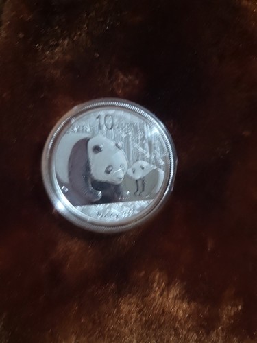 2011 panda 1oz silver coin - 2011,
