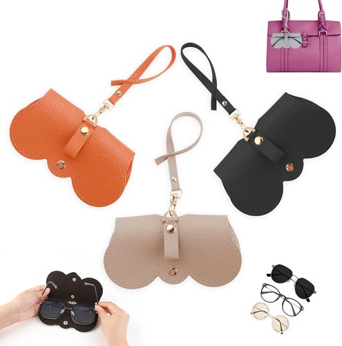 3pcs soft leather sunglasses - 3pcs,