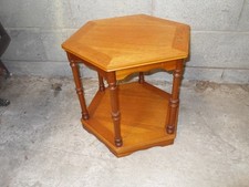 Vintage Mid Century / 80s Occasional 6 sided Coffee Table