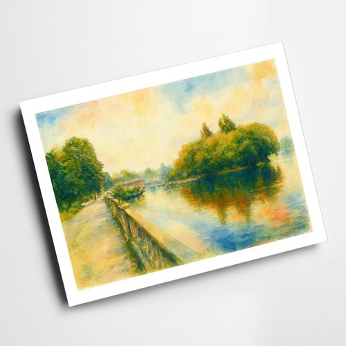 Print eel pie island - a3,