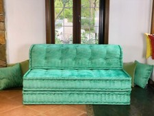 French Tufted Daybed Mah Jong