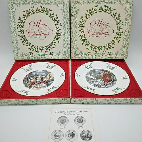 Royal doulton christmas - x2,