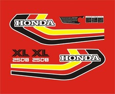 Honda XL250S Decal Kit