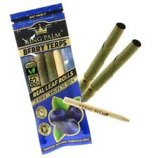 KING PALM BERRY TERPS PreRoll Rolling Paper - Cordia Leaf Wrap Mini Size 2/pack
